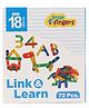 Little Finger Link and Learn Blocks Toy Set - 72 Pieces