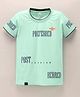 Earth Conscious Half Sleeves High Density & Reflective Post Preferred Printed Tee -  Pista Green