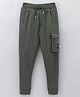 Calvin Klein Cotton Knit Full Length Track Pant - Olive Green
