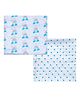 Thread Fairy Organic Muslin Swaddles Vibrant Rainbow Set Pack of 2 - Multicolor