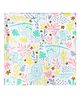 Thread Fairy Organic Muslin Baby Blanket Swaddle Tropical Safari - Multicolor
