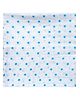 Thread Fairy Organic Muslin Baby Blanket Swaddle Blue Stars - Multicolour