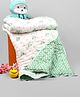 Mom's Home Organic Cotton Baby Quilt Tiger Print - Green