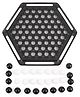 Funskool Abalone Strategical Hexagonal Board Game - Black And White