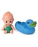 Ratnas Squeaky Bath Toys Pack Of 2 (Shape & Color  may vary)
