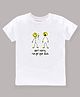 KAVEE 100% Pure Cotton Half Sleeves I Have Got Your Back Printed Rakshabandhan Theme Tee - White