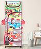 Babyhug Foldable 5 Shelf Almirah With Wheels Baby Car Theme - Red