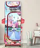 Babyhug Foldable 5 Shelf Almirah With Wheels Princess Theme - Red