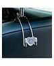 Car Hook Pack of 2 - Silver 