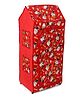 Lovely Novelty Multipurpose Almirah Kitty Print - Red
