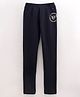 Tommy Hilfiger Full Length Cotton Leggings Solid- Navy Blue