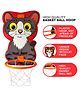 NHR Hanging Basket Board With Net & Ball With Cat Print Hanging Board - Multicolor