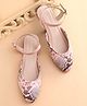 Earthy Touch Premium Mojaris With Buckle Closure - Pink