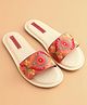 Earthy Touch Premium Slip On Ethnic Sandal - Beige Pink