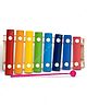 Baybee 8 Note Wooden Xylophone Musical Toy - Multicolor
