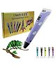 Wol3D Itech Kids Friendly Magic 3d Pen 2022 Super Value Pack With Pen Holder And Free Filaments - Purple