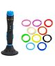 WOL3D ITouch plus 3D Pen for 3D Drawing Art and Crafts Modeling Professionals and Education 2022 Model with Pla Filament With 10in1 PLA Filament 5 Meter Each - Blue