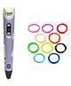 WOL3D Itech Magic 3D Pen With Pen Holder & Filaments - Purple