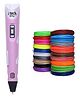 WOL3D Itech Magic 3D Pen With Pen Holder & Filaments - Pink
