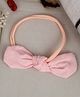 Little Palz Bow Detail Hair Rubber Band - Light Pink