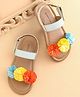 Earthy Touch Premium Sandal With Velcro Closures - Mint
