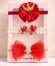 SYGA 3 Pcs Baby Girl Headband Soft Flower Bow Strechable Hairband Suitable For Newborns, Infants, Toddlers and Kids 0-3 Years(Color - 1025)