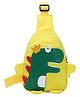 SYGA Children's School Bag Dinosaur Cartoon Sling Chest Multi-Purpose Bag for 2-4 Years Kids - Yellow