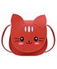 SYGA Children's Cat Shoulder Sling Cartoon Backpack  - Red