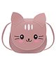 SYGA Children's Cat Shoulder Bag Cartoon Backpack PU Leather Kids Small Kitten Handbag Purse Wallet for Toddlers Kids - Pink