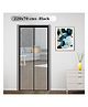 Classic Mosquito Net Magnetic Screen Fiberglass Mesh Curtain Patio Door With Full Frame Hook & Loop 220 x B 70 cm - Black