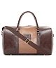 The Clownfish Ambiance Series Unisex Synthetic 18 Inch/20 litres Brown Duffle Travel Bag
