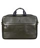 The Clownfish Noble Faux Leather 15.6 inch Laptop Messenger Bag Briefcase (Green)
