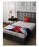 Marvel Spider Man Bed Runner with 1 Cushion Cover for Single Bed - Blue