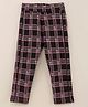 Vitamins Full Length Checks Trousers - Pink