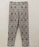 Vitamins Full Length  Check Trousers- Black White