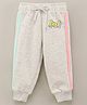 Vitamins Full Length Lounge Pants Text Print - Grey