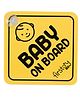 Firstcry Baby On Board Sign - Yellow
