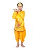 Zest 4 Toyz Cotton Full Sleeves Fancy Dress Krishna Costume with Accessories - Yellow