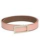 CALVADOSS Rectangular Buckle Solid Non Leather Belt - Pink