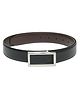 CALVADOSS Diamond Self Design Non Leather Belt -  Black