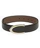 CALVADOSS Self Design Non Leather Belt - Brown