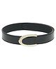 CALVADOSS Buckle Detailed Solid Non Leather Belt - Black