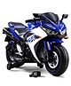 Battery Operated Ride On Bike With Music And Lights - Blue