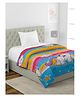 Hosta Homes 210 GSM Glace Cotton Toons Printed Microfibre Filled Single Bed Comforter - Multicolor