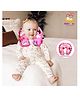 SafeChamp Skyler Baby Travel Pillow Infant Head and Neck Support Pillow for Car Seat Pushchair - Pink