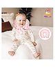 SafeChamp Shower Baby Travel Pillow Infant Head and Neck Support Pillow for Car Seat Pushchair - Pink
