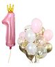 Party Anthem First Birthday  Crown Balloon Bouquet Pack of 21 - Pink