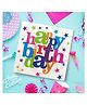 Party Anthem Happy Birthday print 2 Ply Paper Napkins 40 Sheets - Multicolor