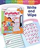 Intelliskills Write and Wipe Book Alphabet - English |Learn Letters, Build Pre-Writing Skills, Fun & Educational Book | Educator Recommended | BIS Certified