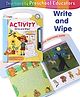 Intelliskills Write and Wipe Book - Activity | Learning Book, Develop Writing & Fine Motor Skills, Interactive Play| Educator Recommended | BIS Certified